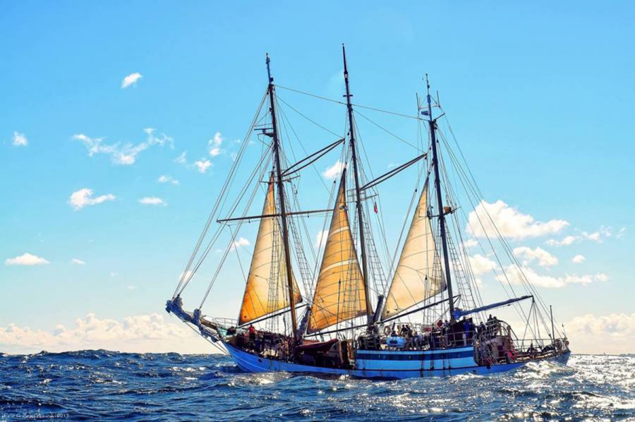 Żaglowiec szkolny s/y Zawisza Czarny fot. Grzegorz Zajączkowski