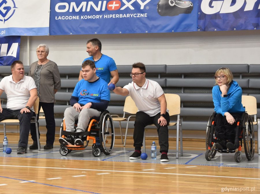 Pierwsze Integracyjne Zawody Boccia // fot. M. Urbaniak/gdyniasport.pl