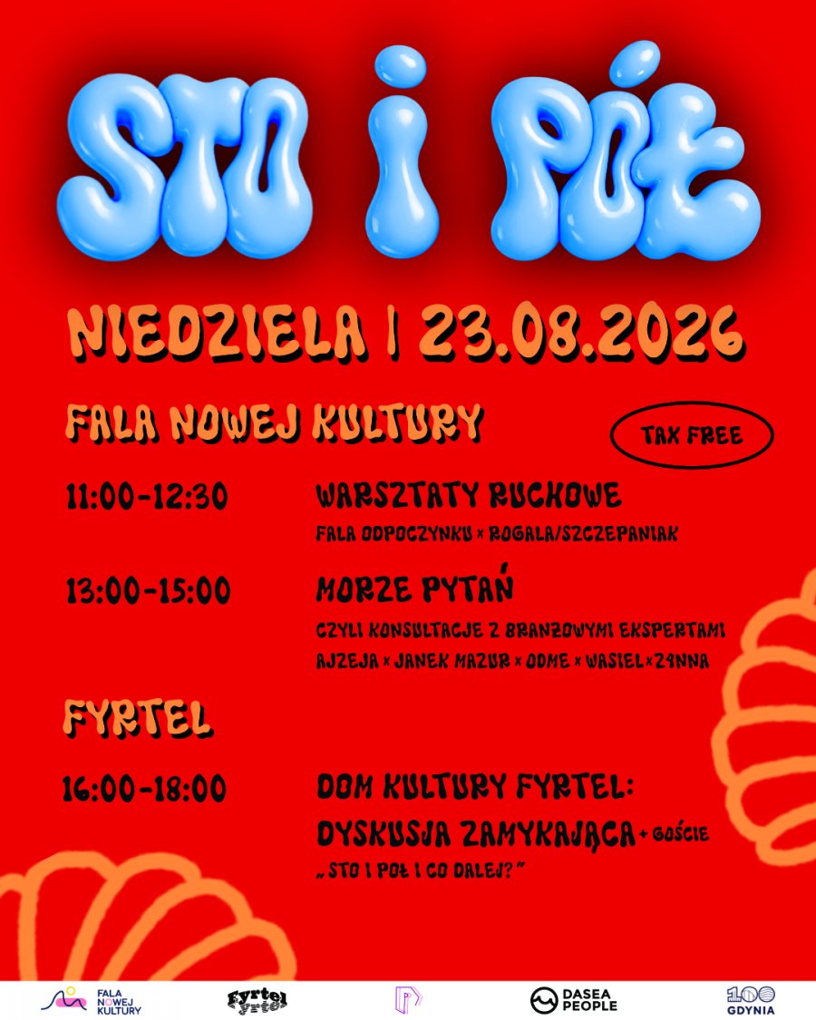 STO I P&Oacute;Ł, czyli p&oacute;łmetek 100-lecia Gdyni w formie muzycznego festiwalu (materiały promocyjne organizatora)