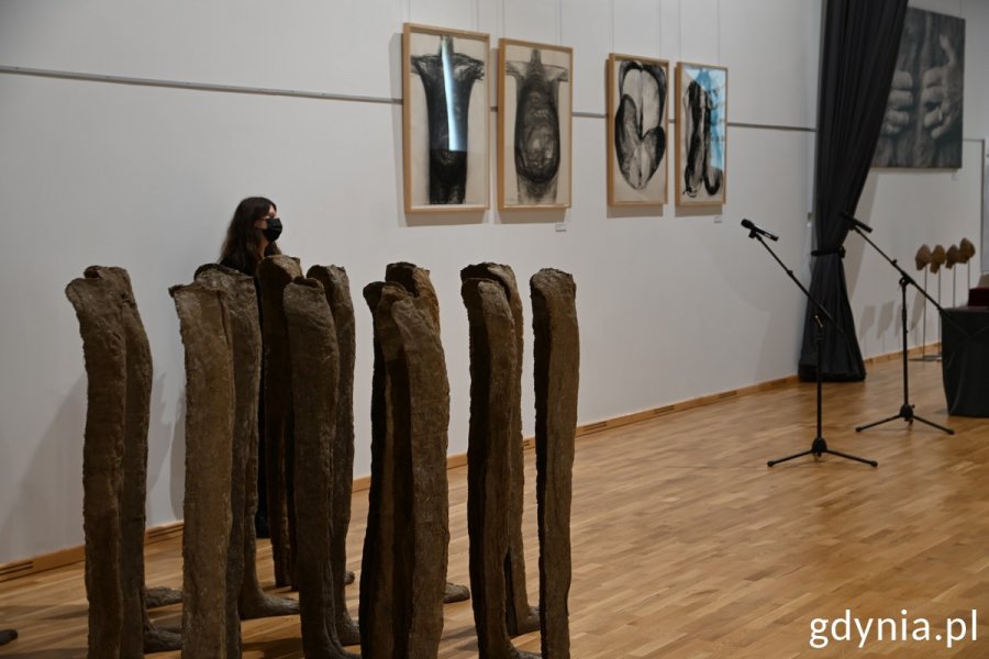 Wernisaż Magdaleny Abakanowicz w Liceum Plastycznym, fot. Magda Śliżewska