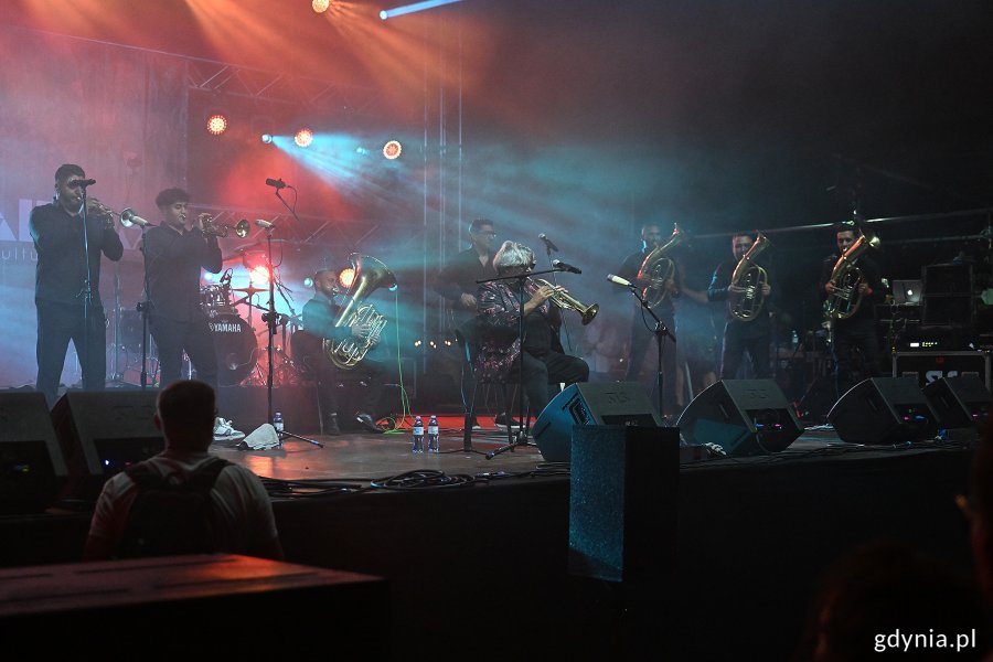 Boban Marković Orkestar podczas występu na 20. Globaltice