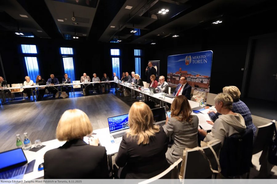 Spotkanie Komisji Edukacji Związku Miast Polskich w Toruniu, 6–7 listopada 2025 r. (fot. ZMP)