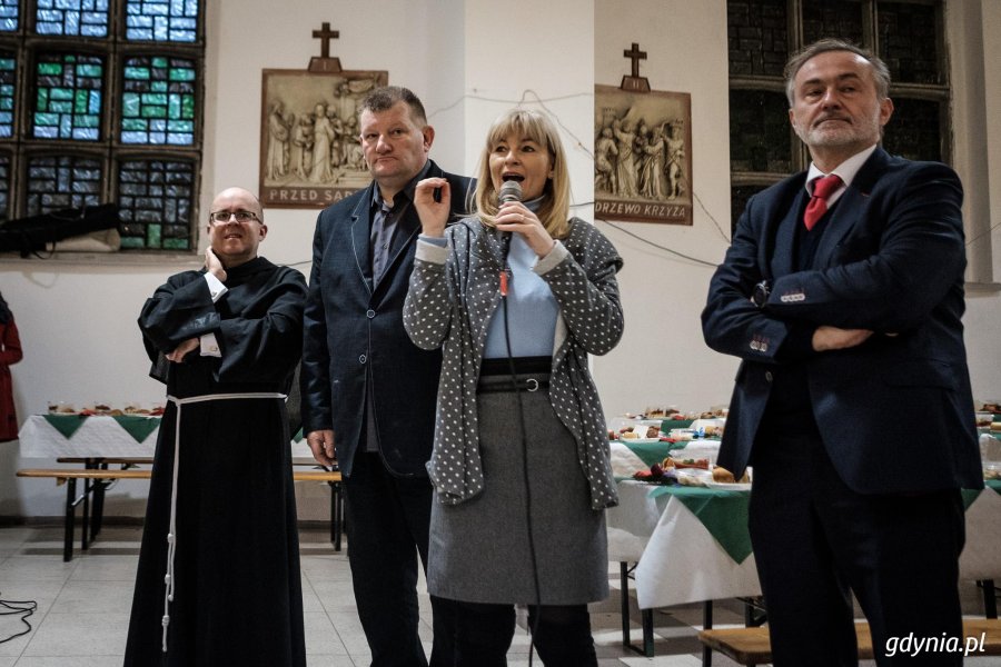 Wigilia u franciszkanów w Gdyni, fot. Dawid Linkowski