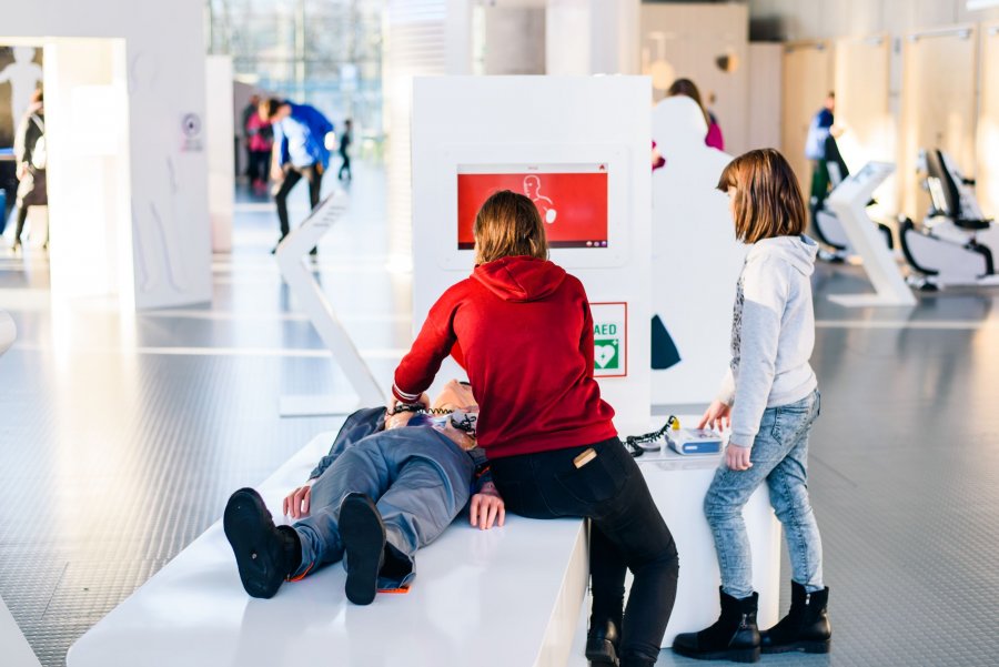 Wystawa „Kierunek zdrowie” w Centrum Nauki EXPERYMENT w Gdyni, fot. Agnieszka Potocka