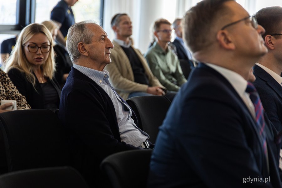 Czesław Boguszewicz. Konferencja European Healthy Stadia Network zorganizowana przez Arkę Gdynia, Gdański Uniwersytet Medyczny i Gdyńskie Centrum Zdrowia (fot. Kamil Złoch)