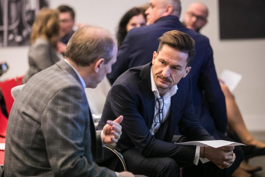 Konferencja na temat wyzwań dla samorządu terytorialnego w dobie imigracji ekonomicznej w Muzeum Emigracji w Gdyni // fot. Karol Stańczak 