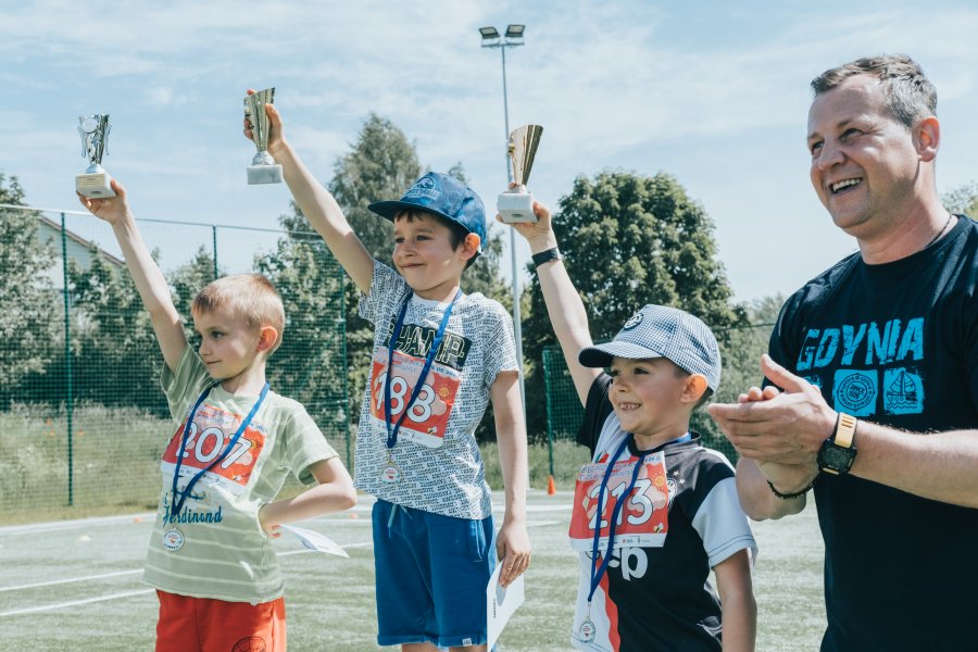 Zwycięzcy na podium