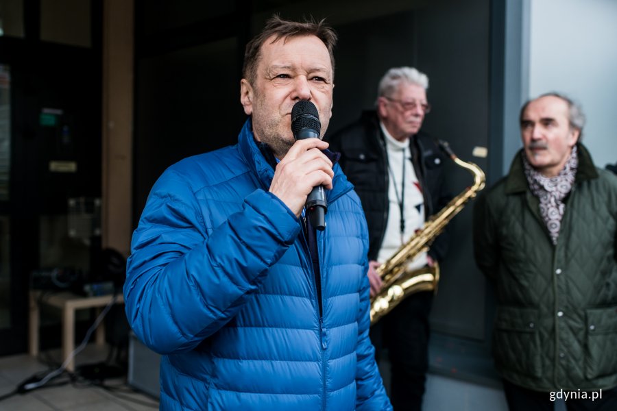 W Gdyni odsłonięto tablicę upamiętniającą Franciszka Walickiego / fot. Dawid Linkowski