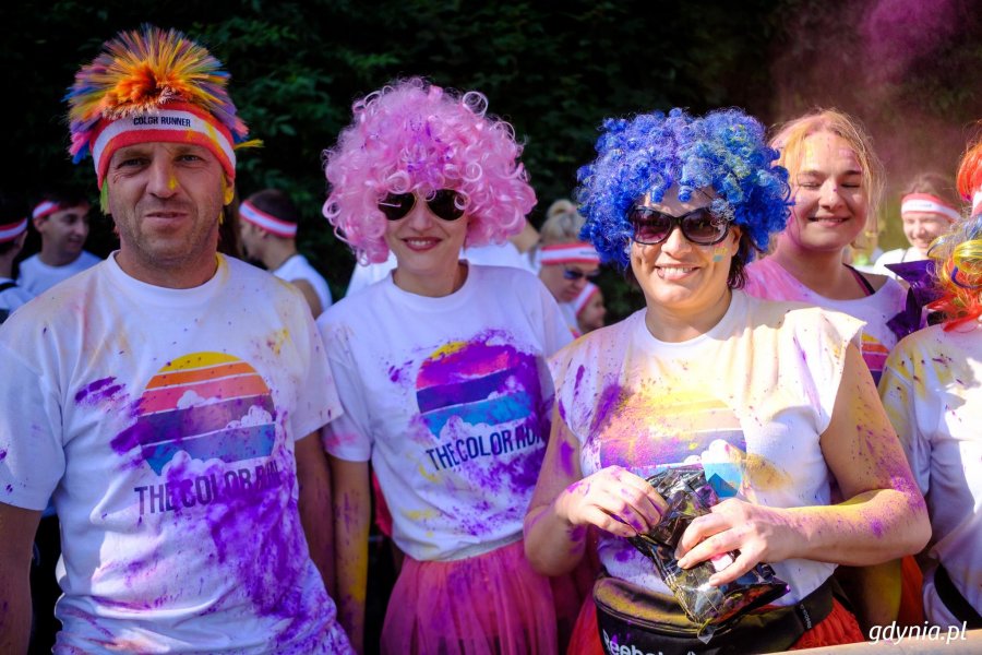 Bieg The Color Run w Gdyni, 16.09.2017 // fot. Dawid Linkowski