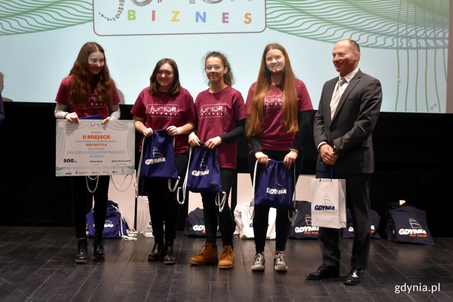 W Gdyńskim Centrum Filmowym odbyła się gala wręczenia nagród w konkursie Junior Biznes /fot. Paweł Kukla