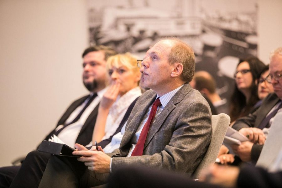 Konferencja na temat wyzwań dla samorządu terytorialnego w dobie imigracji ekonomicznej w Muzeum Emigracji w Gdyni // fot. Karol Stańczak 