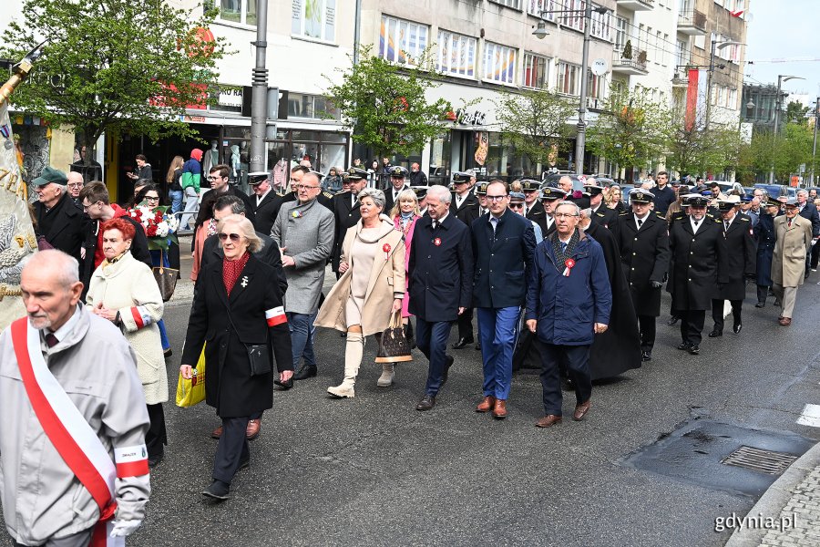 Uroczystości z okazji rocznicy uchwalenia Konstytucji 3 Maja w Gdyni, fot. Michał Puszczewicz