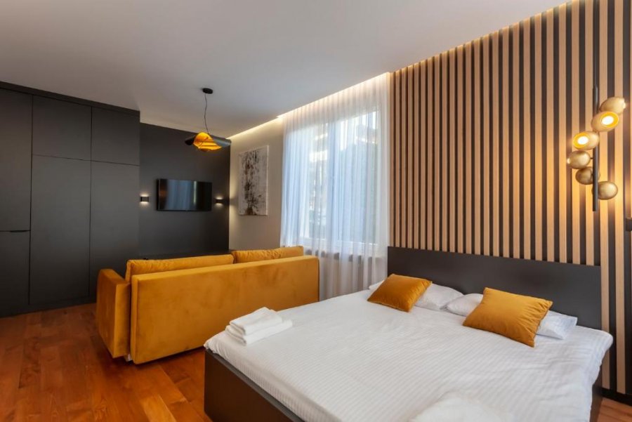 Jeden z apartament&oacute;w w obiekcie Apartamenty przy Plaży Klif