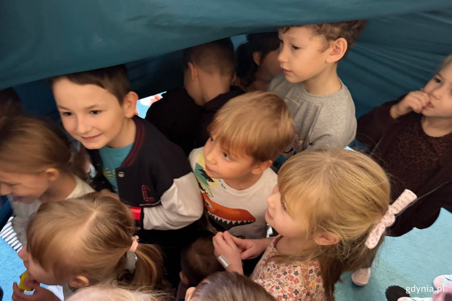 „Odprowadzam Sam”, na zdjęciu dzieci z Przedszkola nr 28 „Niezapominajka”(fot. Katarzyna Balcerzak)