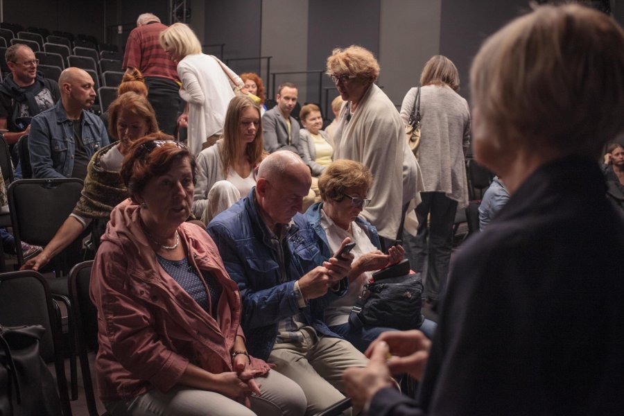 Debata "O związkach literatury i muzyki" w ramach festiwalu "Miasto Słowa", fot. Kamil Jasiński