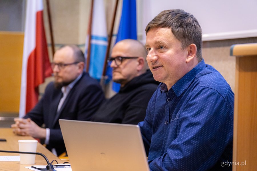 Paweł Korycki. Forum Gdyńskich Rad Dzielnic poświęcone dyskusji o przygotowaniach do 100-lecia Gdyni (fot. Kamil Złoch)
