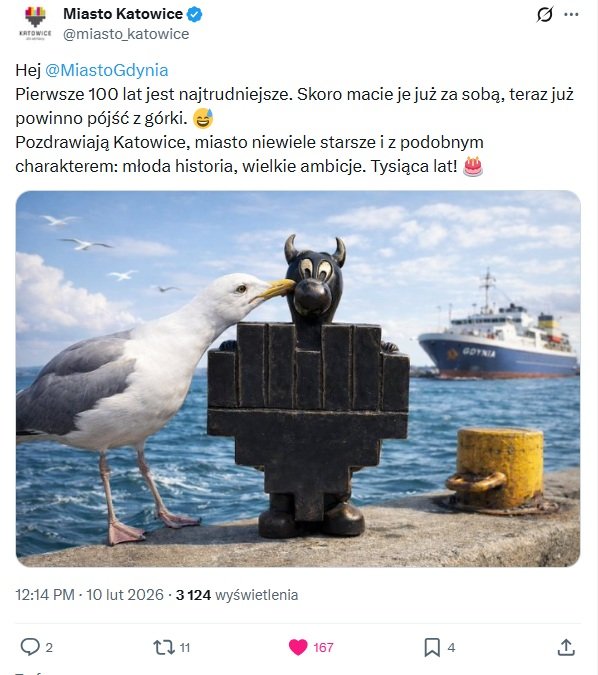 Urodzinowa fala w sieci. Kto złożył życzenia Gdyni?