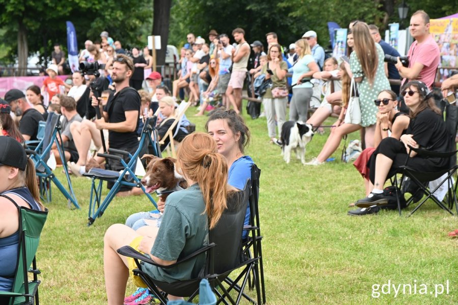 Uczestnicy wydarzenia „Latających psów”