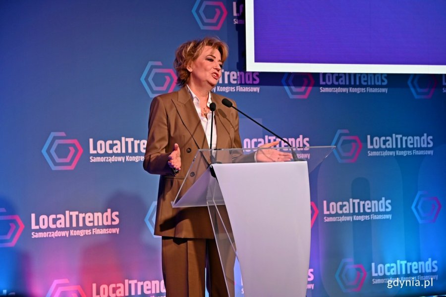 Hanna Zdanowska - prezydent Łodzi podczas Samorządowego Kongresu Finansowego „Local Trends” 