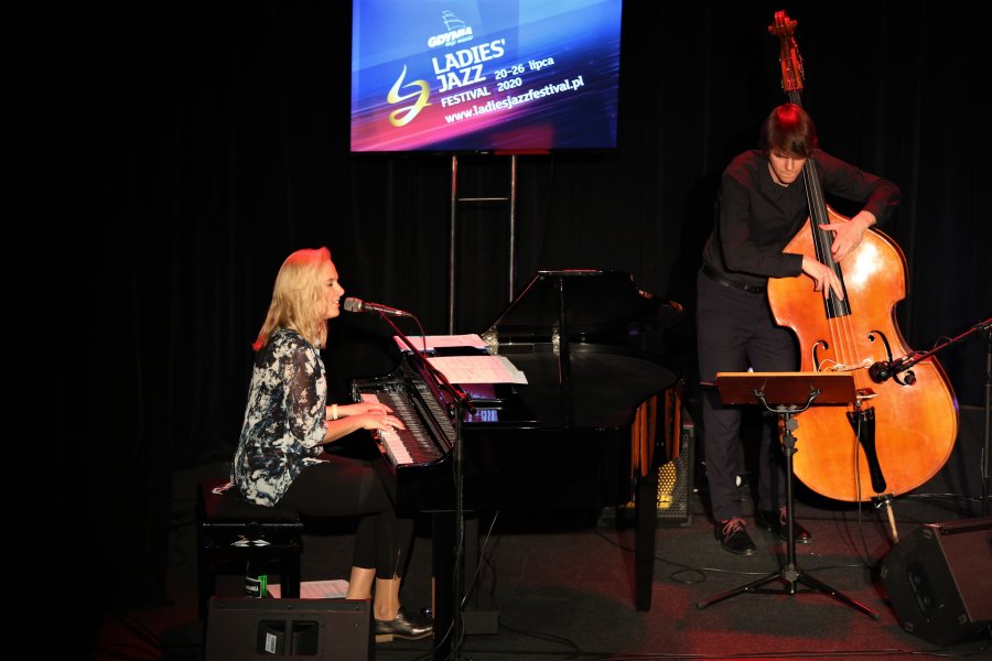 Koncert Dominiki Czajkowskiej-Ptak w pierwszy dzień festiwalu Ladies' Jazz Festival 2020. Fot. Przemysław Kozłowski