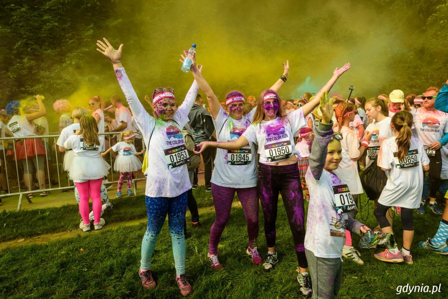 Bieg The Color Run w Gdyni, 16.09.2017 // fot. Dawid Linkowski