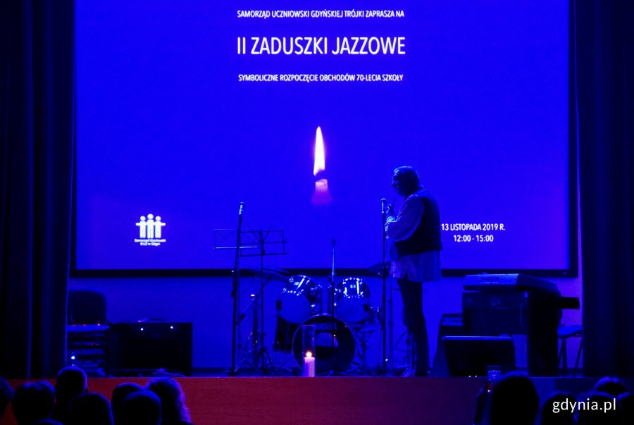 II Zaduszki Jazzowe w III LO w Gdyni, fot. Kamil Złoch