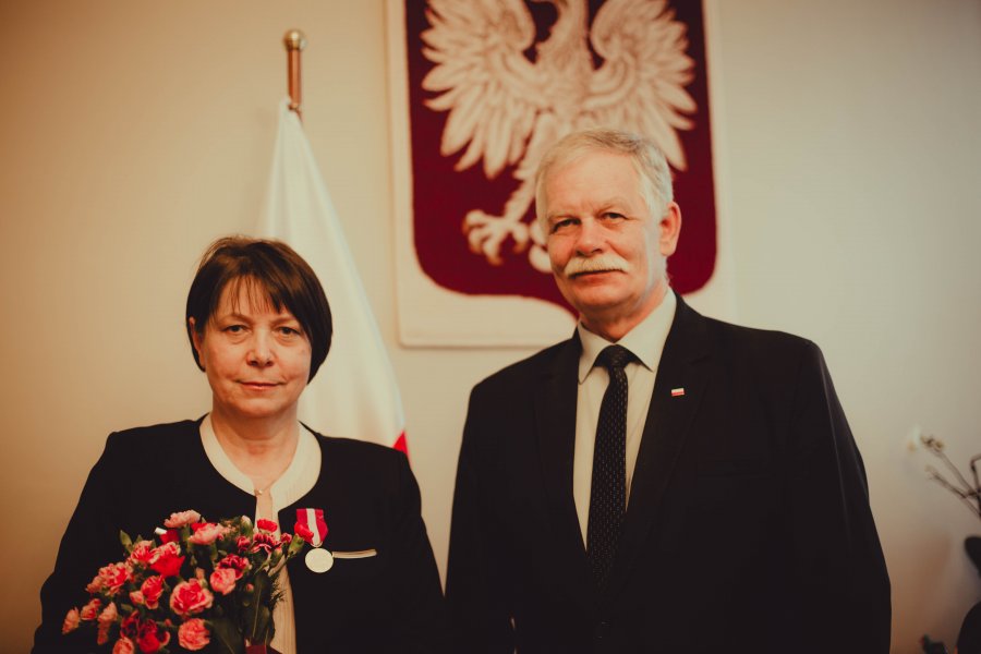Medal za Długoletnią Służbę dla Pani Sabiny Zalegi, fot. Gaba Kucz