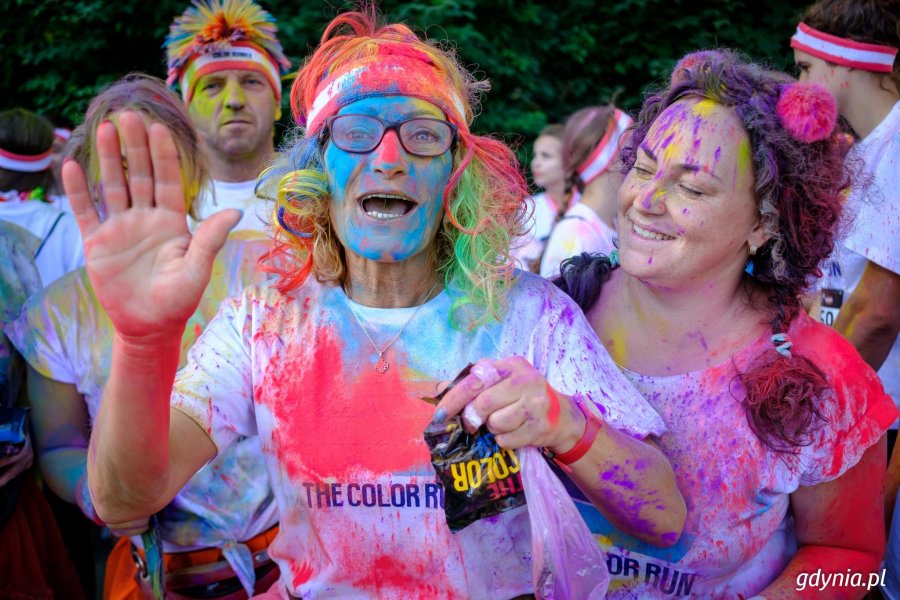 Bieg The Color Run w Gdyni, 16.09.2017 // fot. Dawid Linkowski