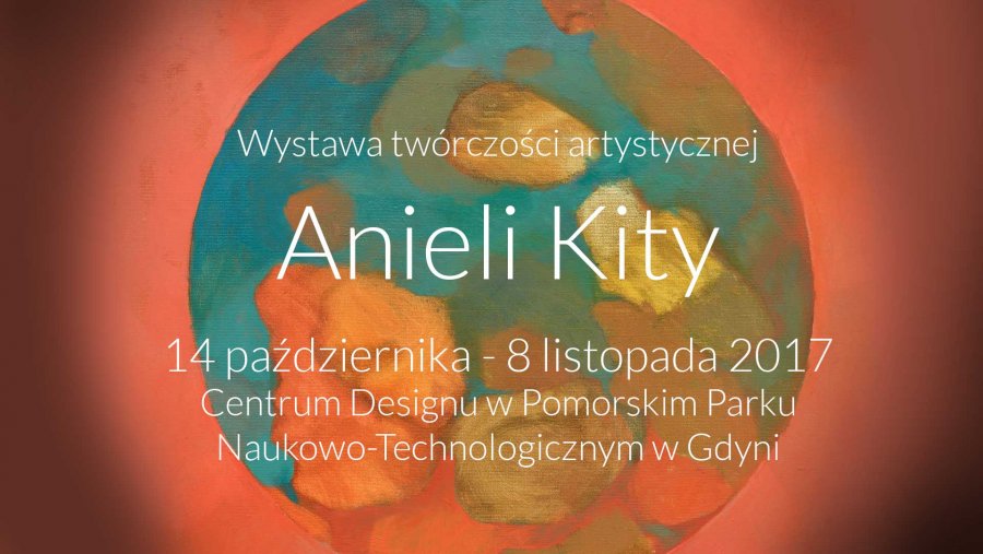 Plakat zapowiadający wystawę Anieli Kity