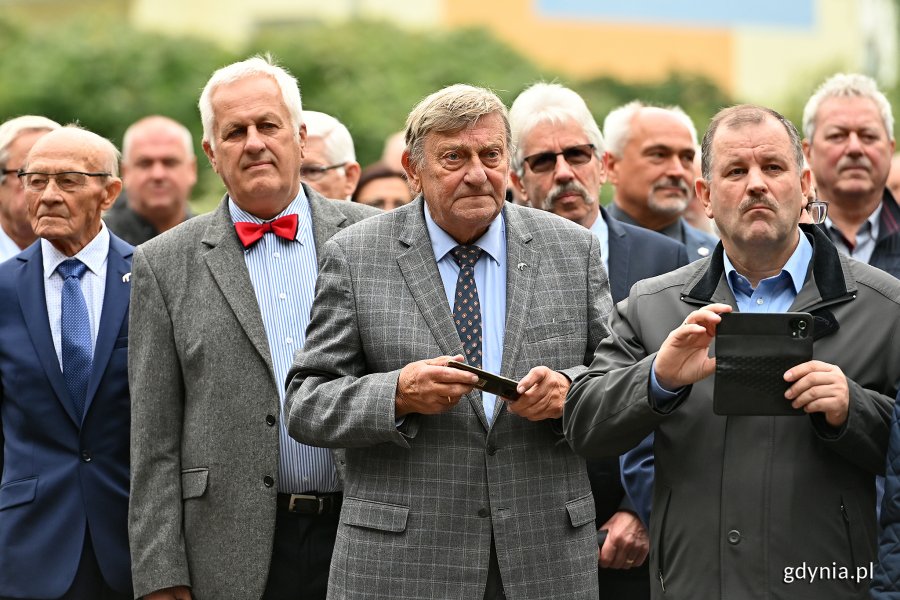 Jubileuszowe obchody przy symbolicznym obelisku i umieszczonym na cokole samolocie TS-8 Bies w Babich Dołach, fot. Michał Puszczewicz