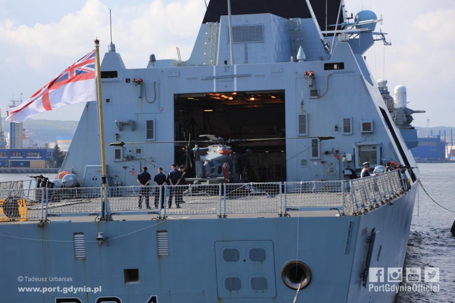 W Gdyni zacumował brytyjski niszczyciel rakietowy HMS Diamond // fot. Tadeusz Urbaniak