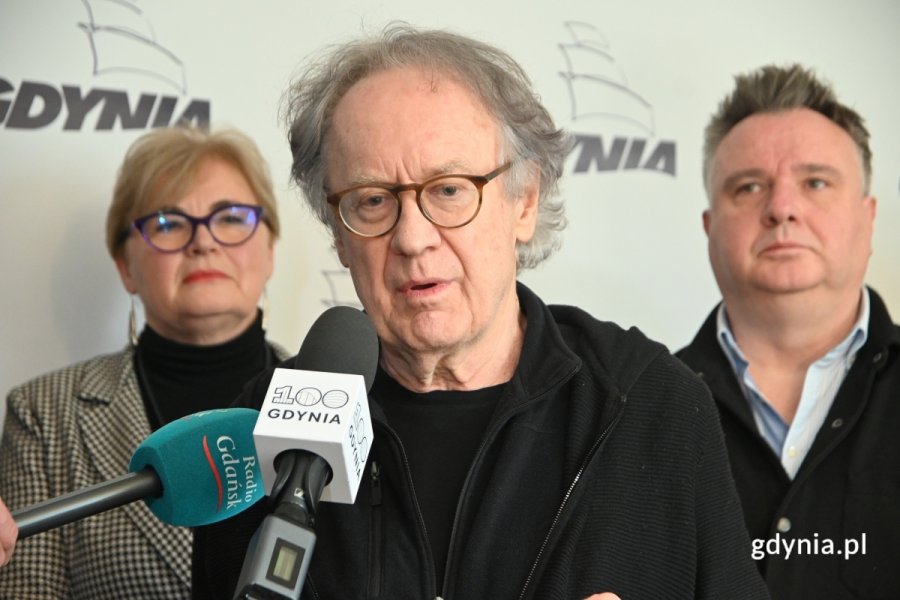 Przemawia Robert Gliński, znany polski reżyser. (fot. Łukasz Kamasz)