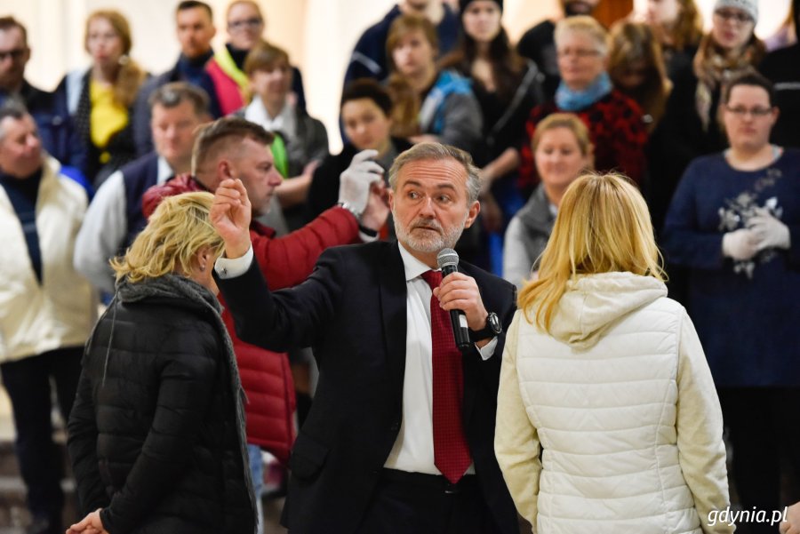 Gdyńskie śniadanie wielkanocne dla samotnych i potrzebujących, fot. Dawid Linkowski