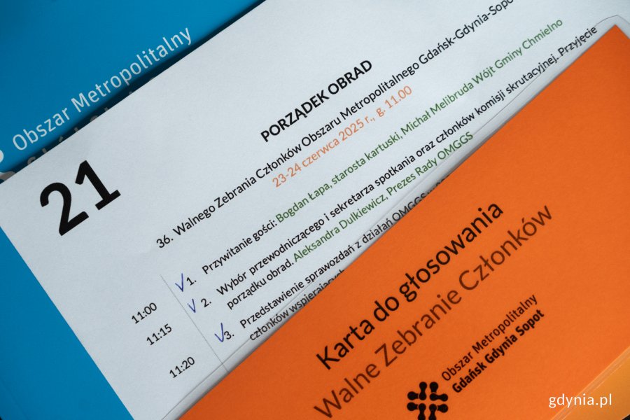 Za nami XXXVI Walne Zebranie Członków Obszaru Metropolitalnego Gdańsk-Gdynia-Sopot (fot. Natalia Kawalerowicz)