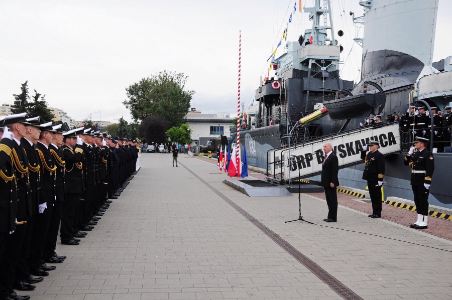 Promocja oficerów na pokładzie ORP Błyskawica / Fot. M.Kowalski