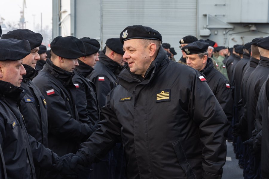 Pożegnanie ORP Gen. K. Pułaski // fot. Jan Ziarnicki