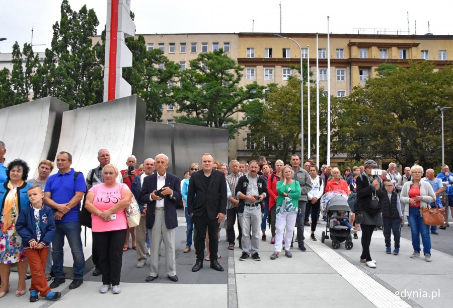 Gdyńskie uroczystości upamiętniające 75. rocznicę Powstania Warszawskego // fot. Magdalena Czernek