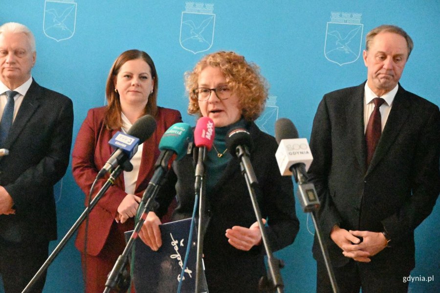 Na zdjęciu m.in. Magdalena Czarzyńska-Jachim, prezydent Sopotu (fot. Magdalena Starnawska)