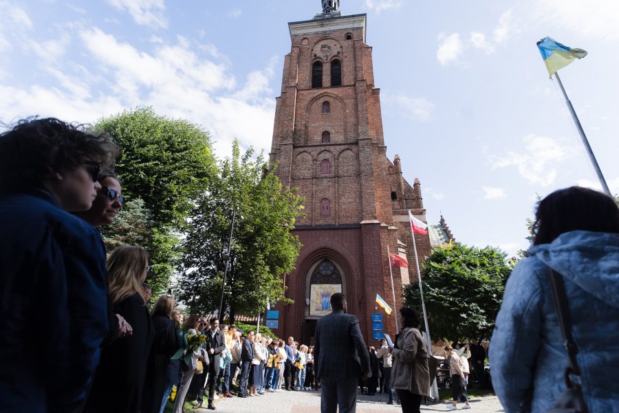 Uroczystości odbyły się pod pomnikiem św. Włodzimierza Wielkiego w Gdańsku (fot. Paweł Budziński)