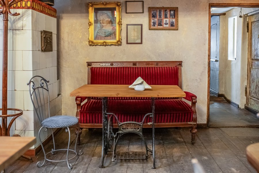 Wnętrze Cafe Strychu