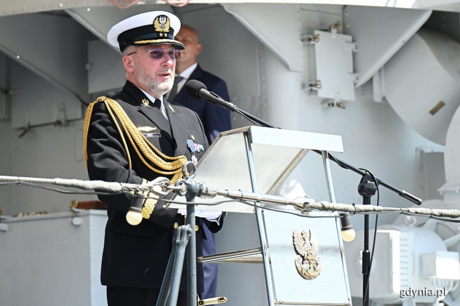 wiceadmirał Piotr Nieć, dow&oacute;dca Centrum Operacji Morskich &ndash; Dow&oacute;dztwa Komponentu Morskiego