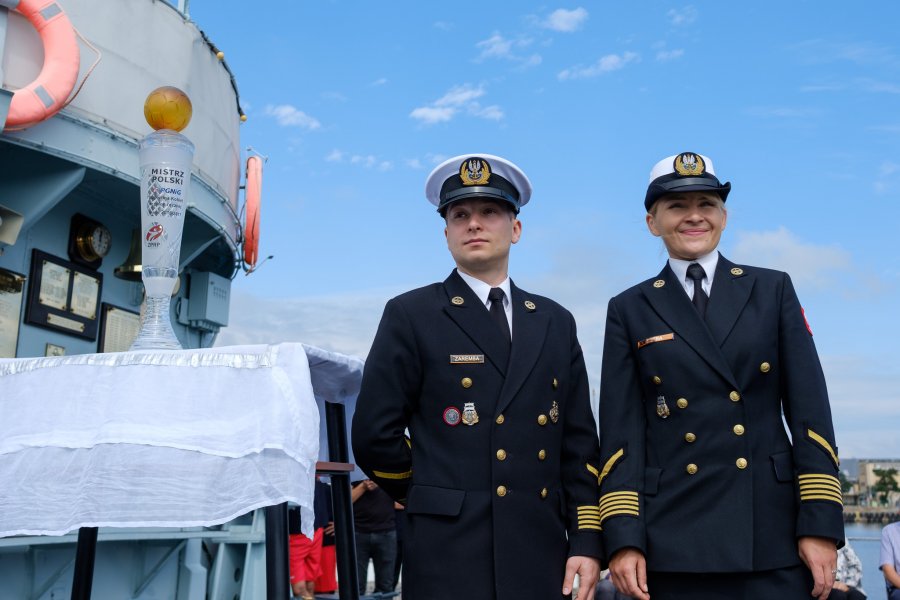 Prezentacja zespołów Vistal Gdynia i Spójnia Gdynia / fot. D. Linkowski