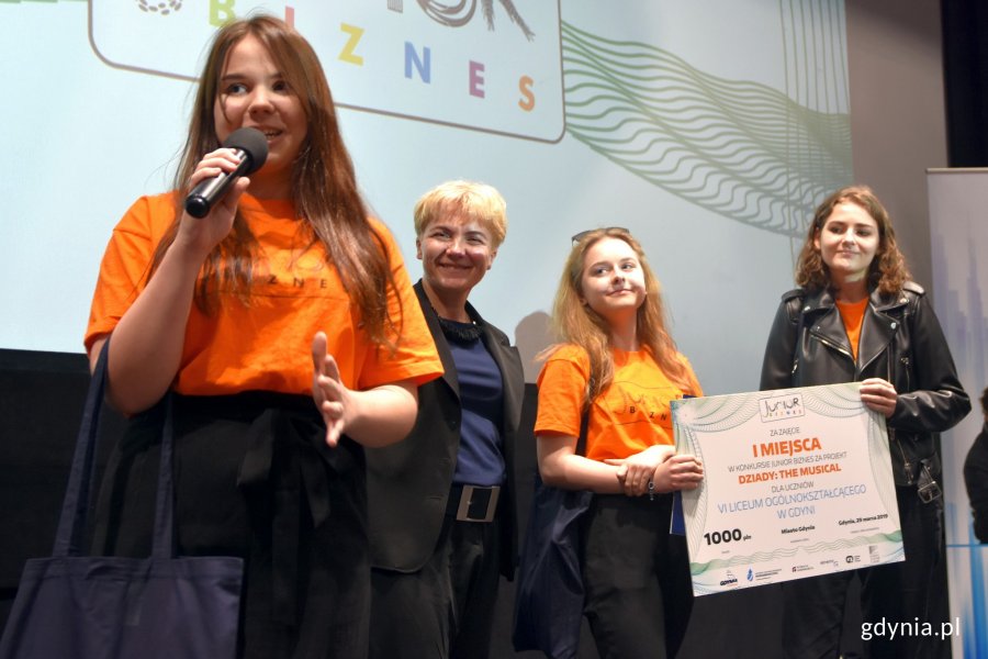 W Gdyńskim Centrum Filmowym odbyła się gala wręczenia nagród w konkursie Junior Biznes /fot. Paweł Kukla