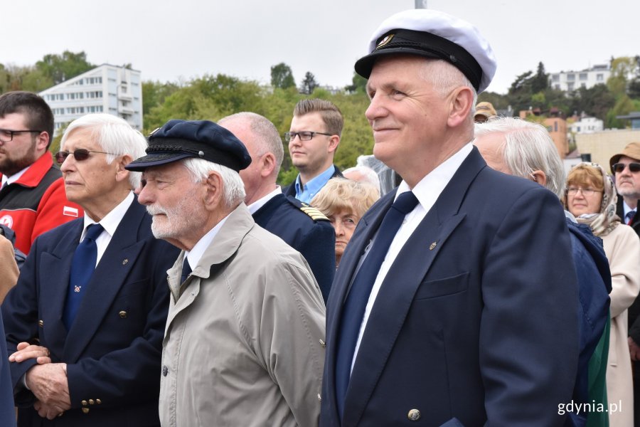 Odsłonięcie tablicy prof. Mazurkiewicza w alei Żeglarstwa Polskiego w Gdyni // fot. Magdalena Czernek