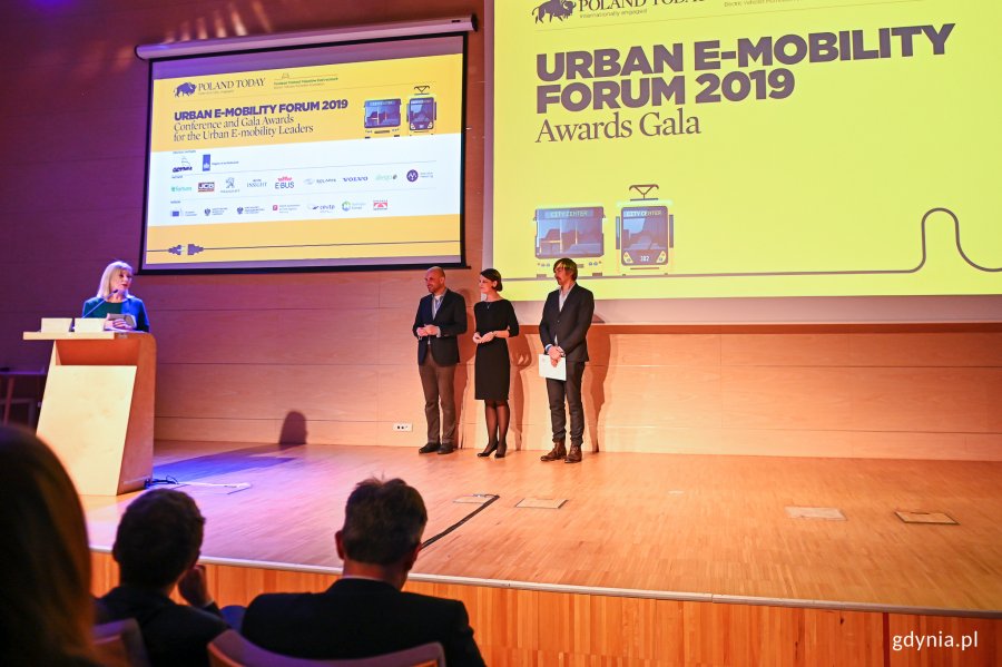 Wieczorna gala wręczenia nagród liderom lokalnej e-mobilności w polskich miastach, fot. Jacek Klejment