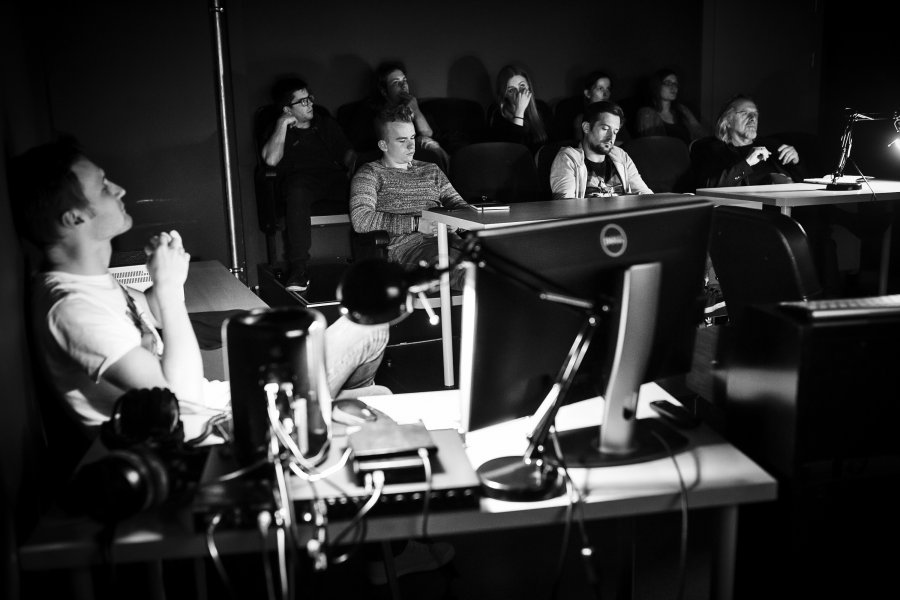 Warsztaty kompozycji muzyki filmowej w Gdyńskiej Szkole Filmowej // fot. Anna Rezulak