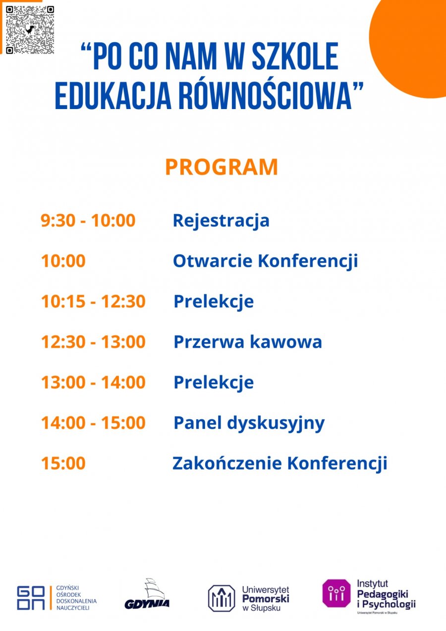 Konferencja „Edukacja równościowa – zaczyna sityce równości w edukacji - 4 grudnia 2025 r.  