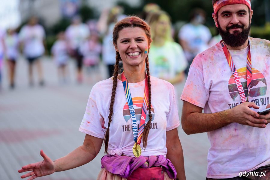 Bieg The Color Run w Gdyni, 16.09.2017 // fot. Dawid Linkowski