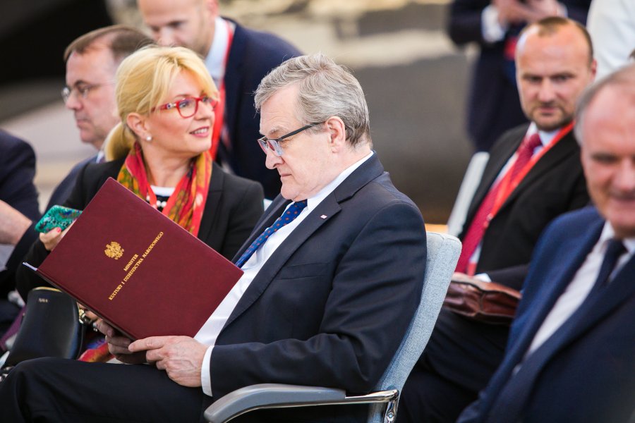 Ministrowie kultury państw Grupy Wyszehradzkiej w Gdyni fot. Karol Stańczak