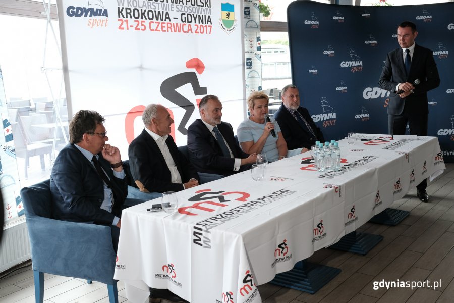 // fot. gdyniasport.pl. Konferencja prasowa Gdyńskiego Centrum Sportu